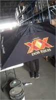 new Dos Equis square wood market umbrella