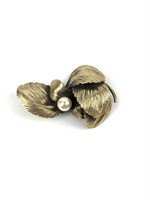 Alice Caviness Gold Tone Brooch