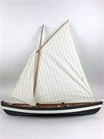 Vintage 24 Inch Wooden Model Ship