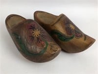 Vintage Hand Painted Clogs