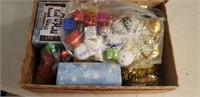 Christmas ornaments in Christmas box