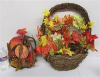 Wicker Fall Decor