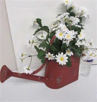 Metal Watering Pot Flower Decor
