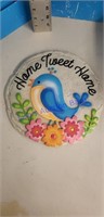 Home sweet home garden plaque