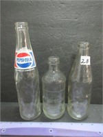 3 NEAT COLLECTIBLE BOTTLES