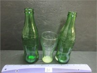 COOL COKE COLLECTIBLE BOTTLES & GLASS