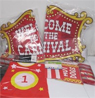 Carnival Themed Party Supplies Banners Signs