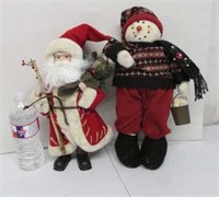 Snowman & Santa Decor