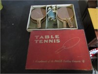 coca cola table tennis w/box