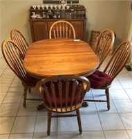 Richardson Bros. DR Table, 6 Chairs, Buffet