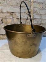 Antique Brass Bucket with a Beautiful old patina