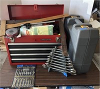 Craftsman Toolbox, Wrenches, Ryobi Tool Kit