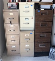 4 Filing Cabinets