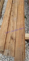 (9) ten foot dried cedar 2 inch thick