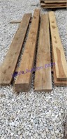 Cedar  8ft long  various  pieces (5)