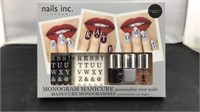 Monogram manicure set