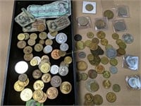 Foreign Coins, Tokens Etc