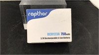 Rapthor rechargeable Li-ion battery