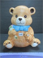 ADORABLE TEDDY BEAR COOKIE JAR