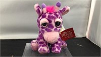 Russ Purple Giraffe Stuffed Toy