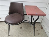 COOL RETRO TELEPHONE TABLE 28X19 INCHES