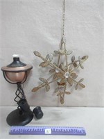 GLITTERY STAR DECOR AND FUNKY OIL LAMP