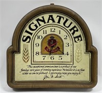 Vintage Stroh Signature Beer Advertising