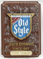 Old Style Beer Vaccuform Sign
Measures