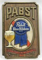 Vintage Pabst Beer Vaccuform Sign
Measures