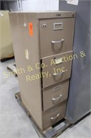 3 FILE CABINETS & METAL PARTITION
