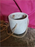Hanging pot planter ceramic