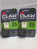 3M CLAW drywall picture hangers