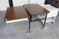 TABLE, ROLLING TABLE, ROLLING METAL CART