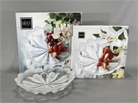 Mikasa Crystal Serving Bowls in Boxes