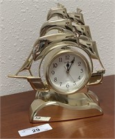 Sailing Ship Mantel Clock By Rhythm