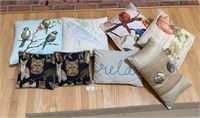 Assorted Lot of Decorative Pillows