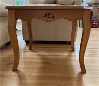 Finished Pine End Table