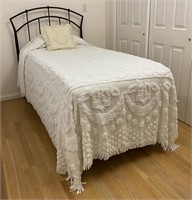 Black Metal Bed Frame - Twin Size