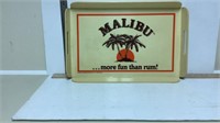 Malibu rum serving tray