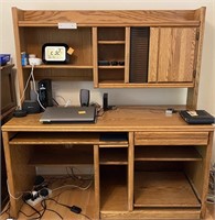 Wood Office Desk with Lots of Storage