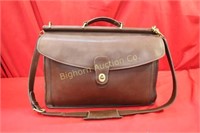 Coach Brown Leather Briefcase