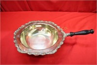 Vintage Silver Plated Pan w/ Wood Handle
