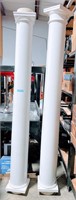 Indoor/Outdoor columns: Approx. 8 ft