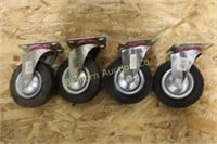 5" Swivel Casters 4pc lot Appear to be Unused