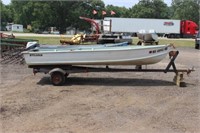 1967 Sylvan alum. fishing boat w/trailer