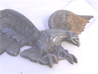Vintage Metal Eagle Plaque Decor