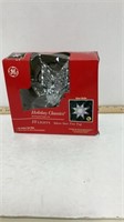 Holiday Classic Silver tree topper star new