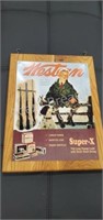 Winchester Super X gun ammo metal advertising