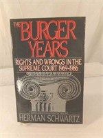 Signed, Herman Schwartz, The Burger Years Book
