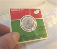 Hungary 5 Filler Coin, 1964